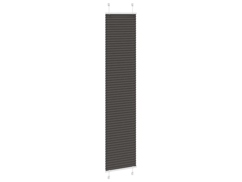  Store plissé, store de fenêtre noir 50x200 cm largeur du tissu 49,4 cm polyester cf46939  - Conforama C