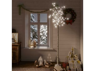 Sapin de noël - arbre de noël 220 led blanc froid saule 2,2 m intext