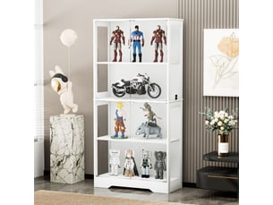 Vitrine coloris blanc  <strong>ZERBACO</strong> <strong></strong> - 80 cmx165 cm