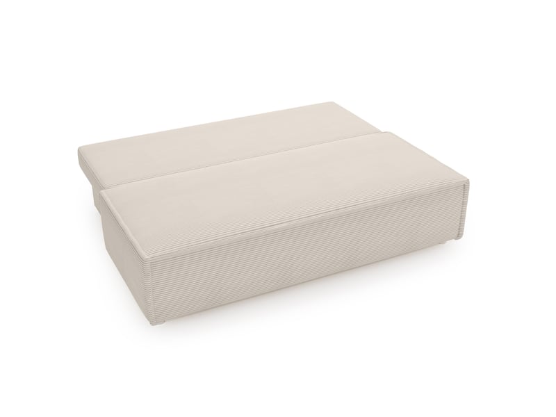 Canapé luna avec fonction couchage, couleur beige - Conforama E