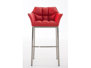 tabouret de bar assise réglable en hauteur  <strong>DECOSHOP 26</strong>  - argenté