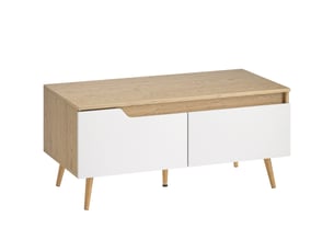 Table basse rectangulaire coloris bicolore <strong></strong> <strong></strong> - 50 cmx100 cm