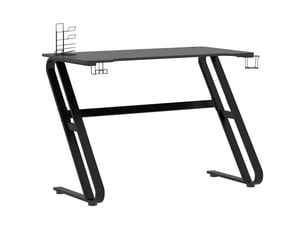 Bureau gaming 110 cm coloris noir