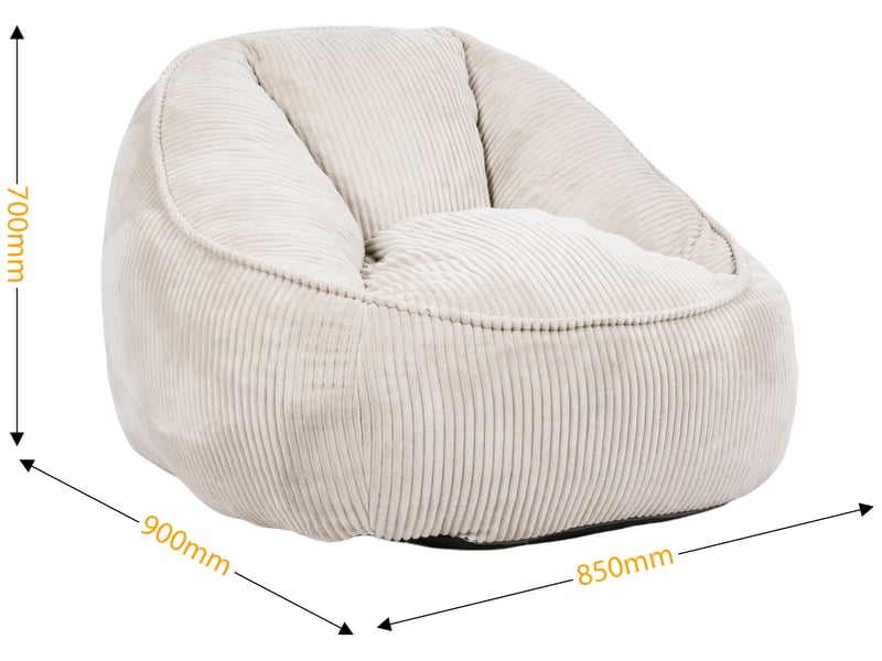 Pouf beige  - Conforama I