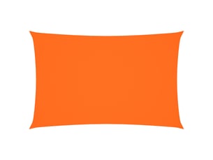 Voile de parasol - voile d'ombrage tissu oxford rectangulaire 2x5 m orange