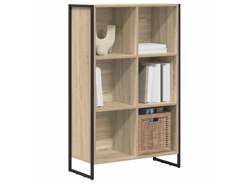  Bibliothèque, armoire à livres 99,5 x 30 x 108,5 cm bois d'ingénierie sonoma  - Conforama C