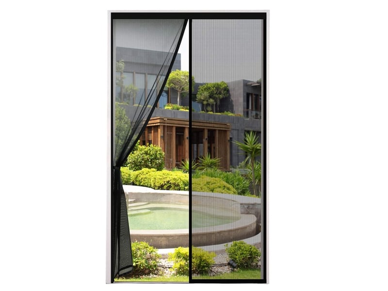  Moustiquaire porte magnétique 180x220cm fermeture automatique  - Conforama A