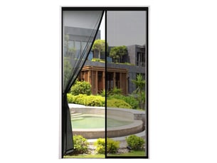Moustiquaire porte magnétique 180x220cm fermeture automatique