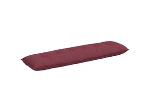 Coussin de dos, coussin de dossier bordeaux 180 x 19 x 50 cm tissu cf54590
