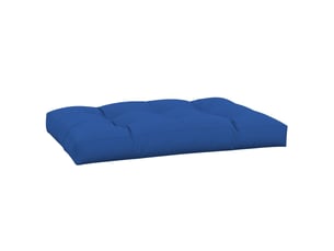 Coussin de palette, coussin de chaise, coussin de canapé bleu royal 120x80x12 cm tissu cf55319