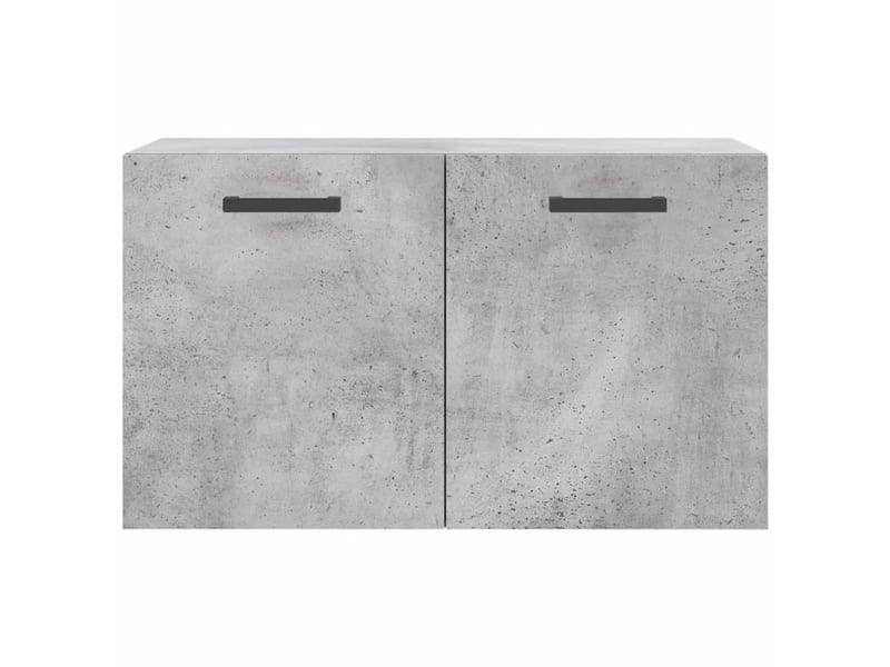  Armoire murale salon gris béton 60x36,5x35cm bois d'ingénierie shl5064  - Conforama C