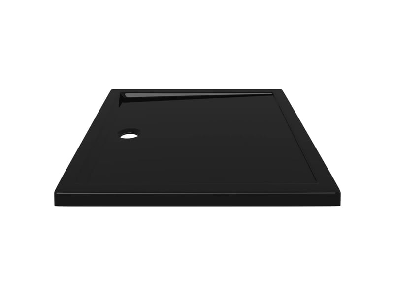  Receveur de douche base de douche bac de douche salle de bain toilette salle d’eau maison intérieur rectangulaire 80x90 cm abs noir 02_0001961  - Conforama C