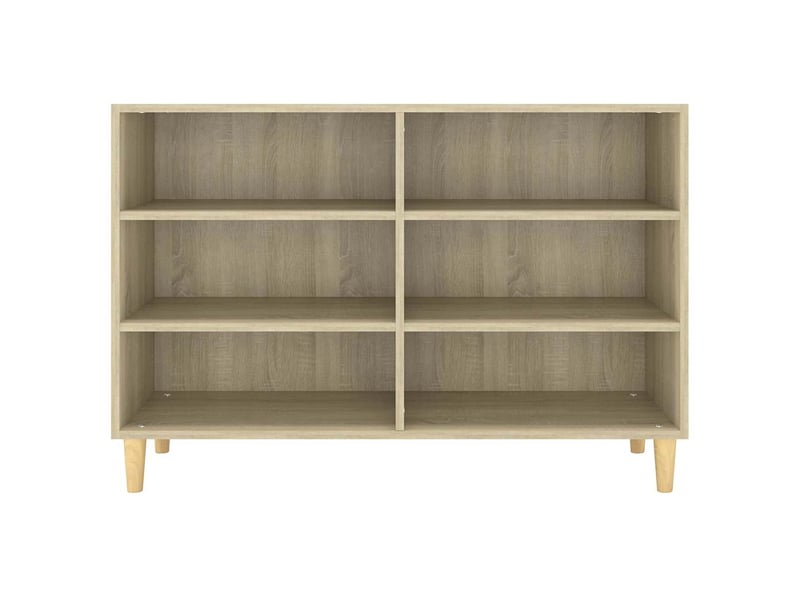  Buffet, meuble de rangement salon chêne sonoma 103,5x35x70 cm bois d'ingénierie  - Conforama D