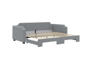 Lit simple 100x200 cm coloris gris