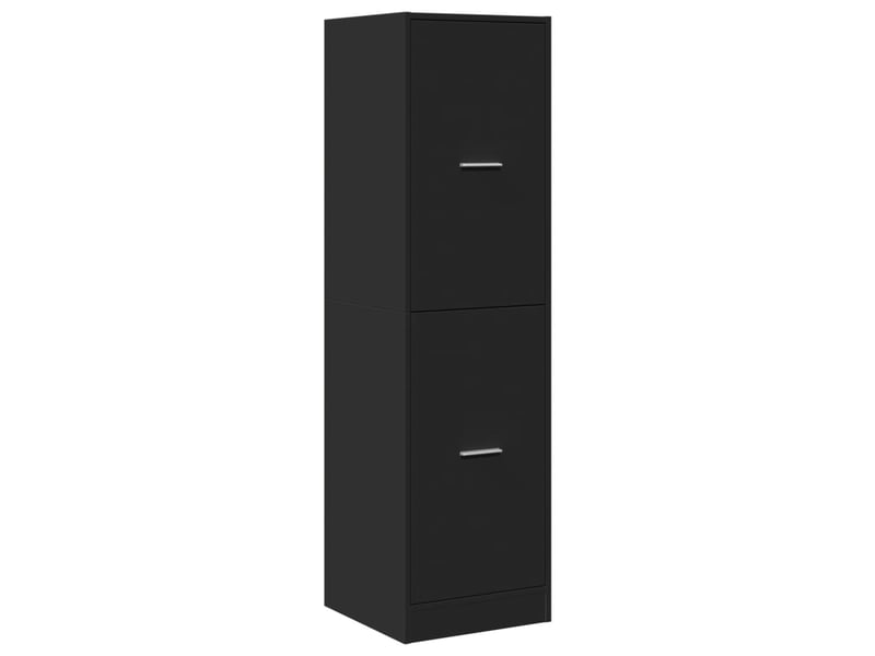  Meuble de rangement, armoire d'apothicaire noir 40x41x144,5 cm bois d'ingénierie  - Conforama D