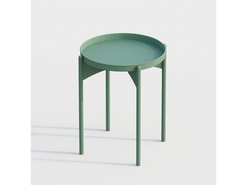  Table basse ronde de salon en métal shb-002  - Conforama A