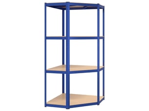 Etagère 75 cm coloris bleu  