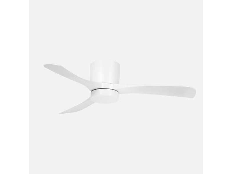 Ventilateur de plafond fabrilamp paterna dc blanc 3 pales 117 cm 6 vitesses led 18 w télécommande 261991301 - Conforama A