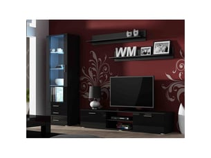 Meuble tv coloris noir 20 cm <strong></strong>  <strong></strong>