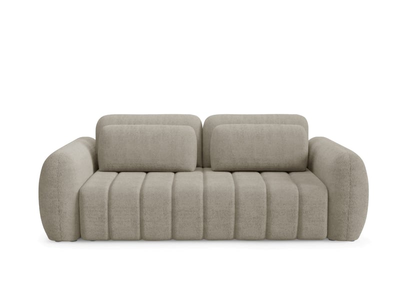 Canapé contii premium avec fonction de couchage couleur : quelle beige fonce - Conforama A
