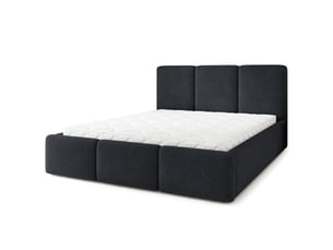 Lit coffre 180x200 cm <strong>MASSENO</strong>  <strong></strong> coloris noir
