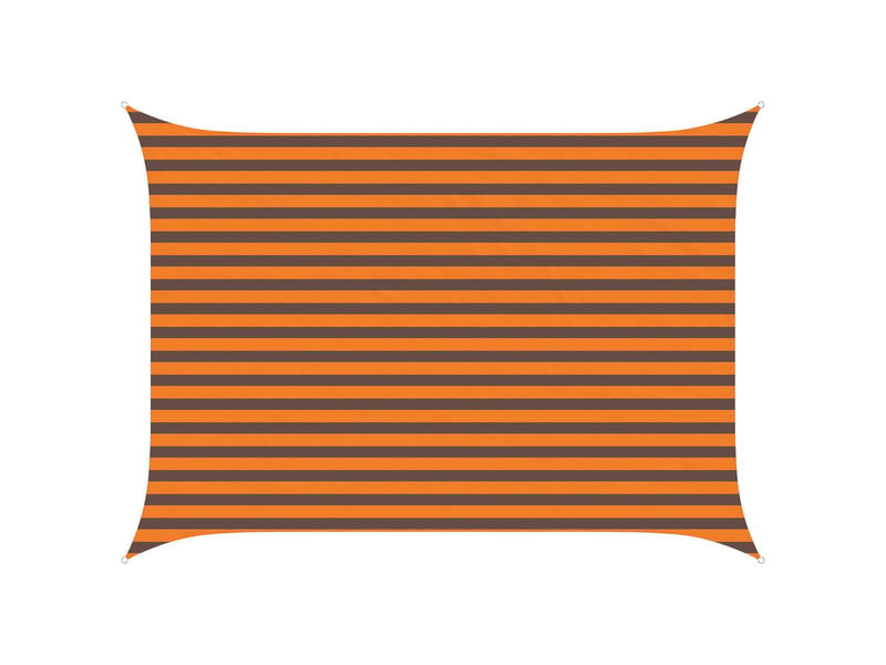  Voile d'ombre - voile d'ombrage - voile parasol orange et marron 2,5 x 3,5 m  - Conforama A