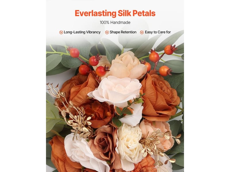 Kit fleurs artificielles pour arche de mariage avec 2 bouquets  - Conforama D