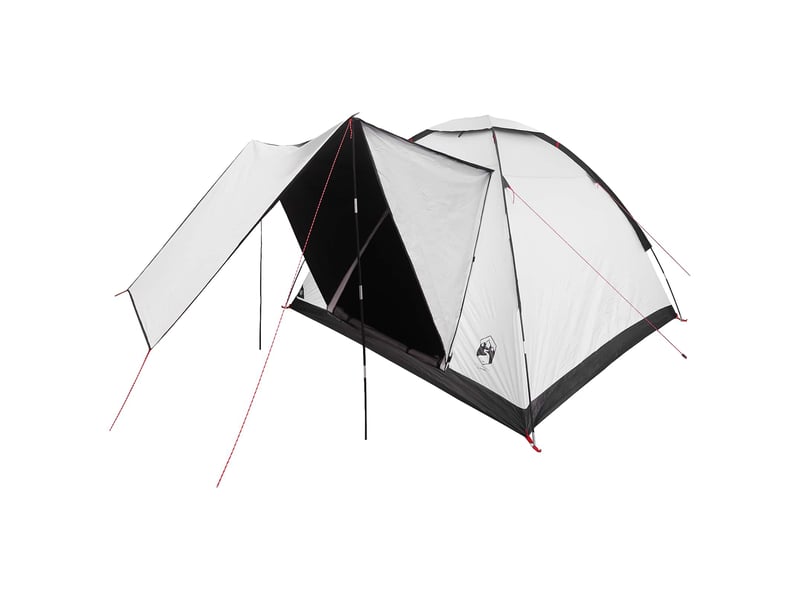  Tente de camping 4 personne blanc occultant polyester et acier  - Conforama A