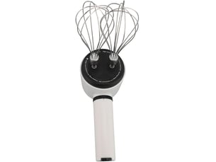 Batteur à main sans fil à double tête – fouet électrique en acier inoxydable rechargeable par usb pour la cuisson, le mélange de cuisine