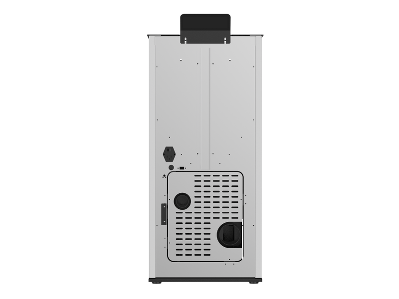  Poêle à granulés chiara 10 kw + télécommande - blanc  - Conforama D
