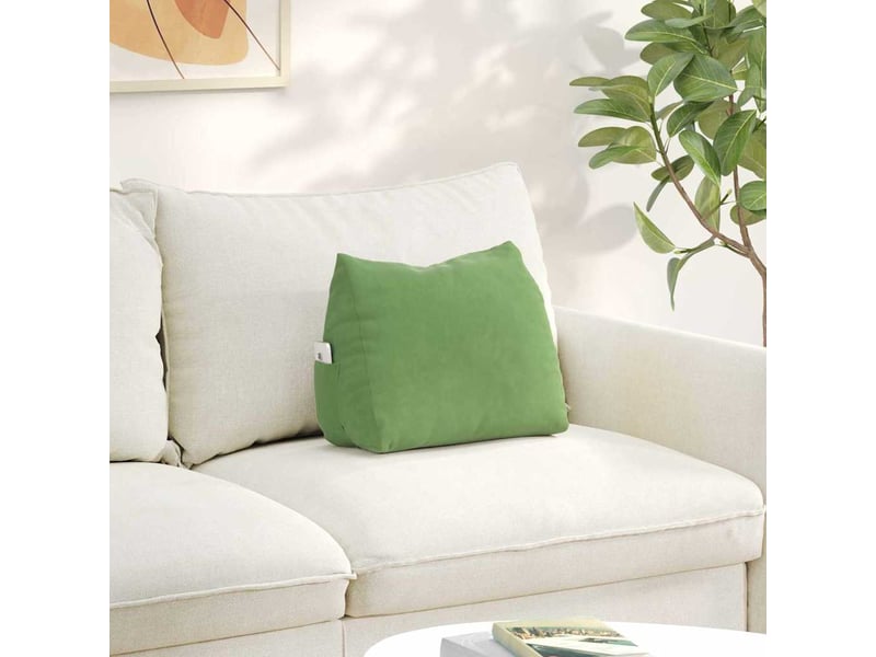 Coussin de dos, coussin de dossier vert clair 45 x 20 x 35 cm cf55056 - Conforama B