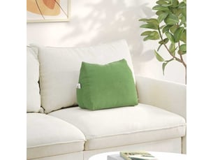 Coussin de dos, coussin de dossier vert clair 45 x 20 x 35 cm cf55056