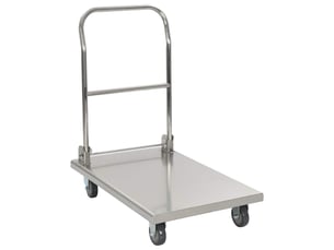 Desserte de cuisine, chariot à plateforme argenté 82x53x86 cm acier inoxydable