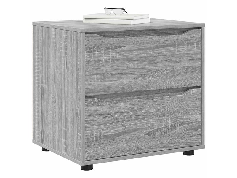  Armoire de rangement, commode de rangement 60 x 48 x 57 cm bois d'ingénierie shl7306  - Conforama C