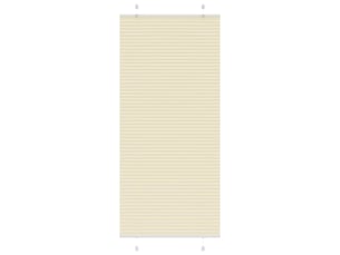 Store plissé, store de fenêtre crème 100x200cm largeur du tissu 99,4 cm polyester cf46819