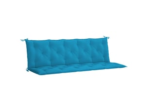Coussin de banc de jardin, coussin d'assise bleu clair tissu oxford cf52681