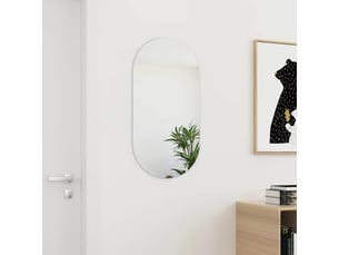 Miroir  à poser coloris blanc <strong></strong>  <strong></strong> - 80 cm x 40 cm