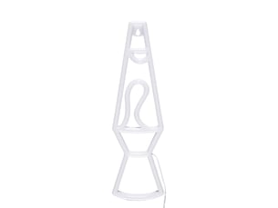 Lampe - home deco factory - rockey neon lamp - effet néon - rétro - noir