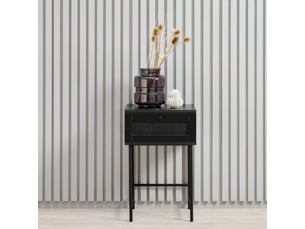 Selsey mogest - table de chevet - 45 cm - noir