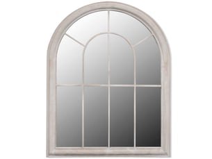 Miroir rectangulaire à fixer coloris blanc <strong></strong>  <strong></strong> - 69 cm x 89 cm