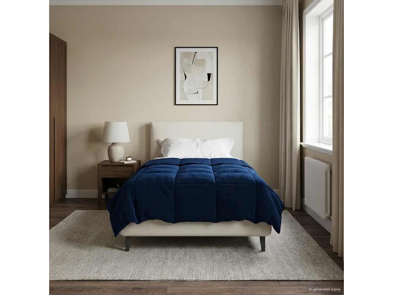  Couette - duvet d'été 155 x 200 cm été microfibre (100% polyester)  - Conforama B