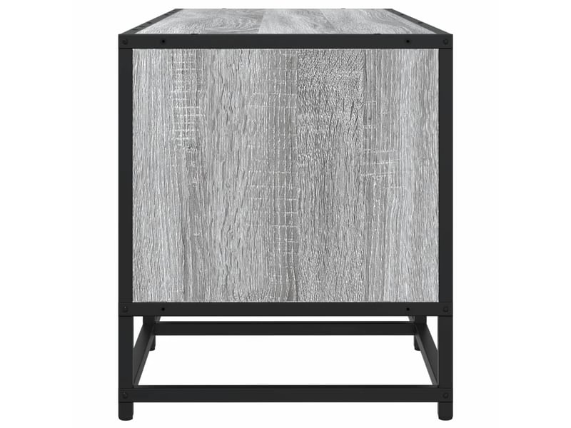 Meuble tv - banc tv - meuble de rangement sonoma gris 180x35x41 cm bois d'ingénierie  - Conforama E