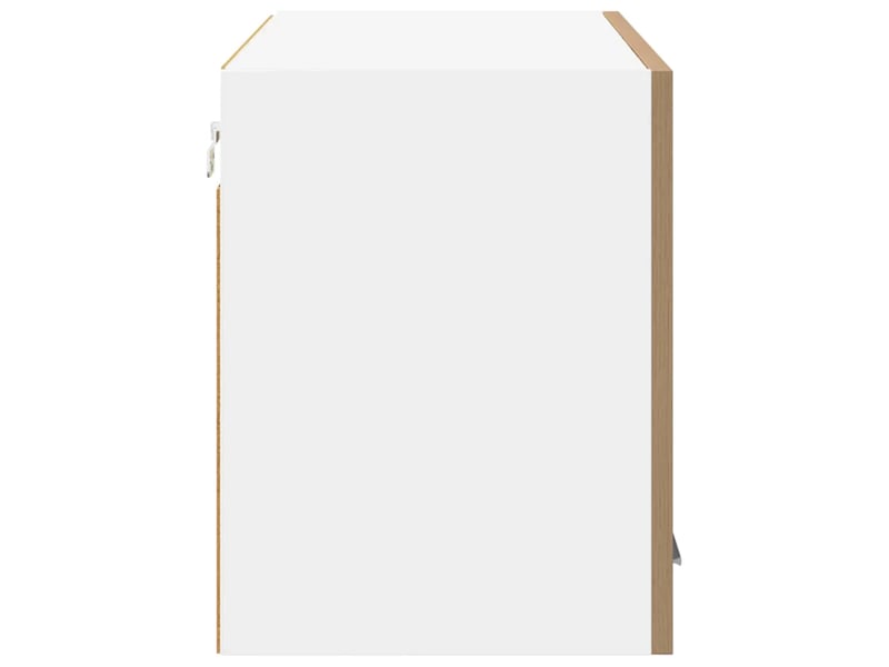  Armoire suspendue moderne pour cuisine 80 x 31 x 40 cm grand espace de rangement en bois d'ingénierie blanc 02_0053280  - Conforama E