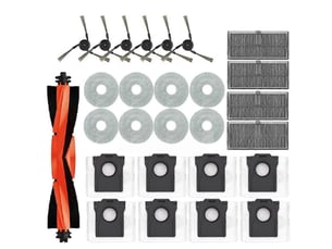 For dreame x40 ultra x40 pro sweeping robot consumables main roller brush mop cloth hepa filter dust bag accessories