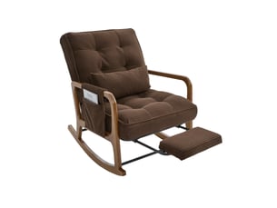 Fauteuil relax manuel <strong>HAUSS SPOLE</strong> <strong></strong> Velours côtelé marron vendu A l'unité