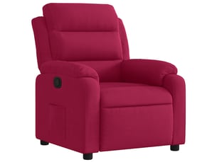 Fauteuil fixe  <strong></strong> Velours rouge