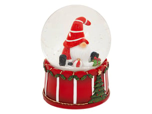Boule neige gnomes 100mm 2ass