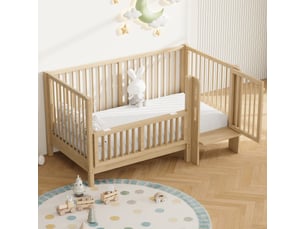 Lit simple 70x140 cm STILVORA   coloris naturel
