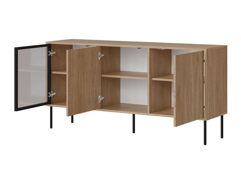  Buffet merevai 101, stratifié, 75x151x40cm  - Conforama D