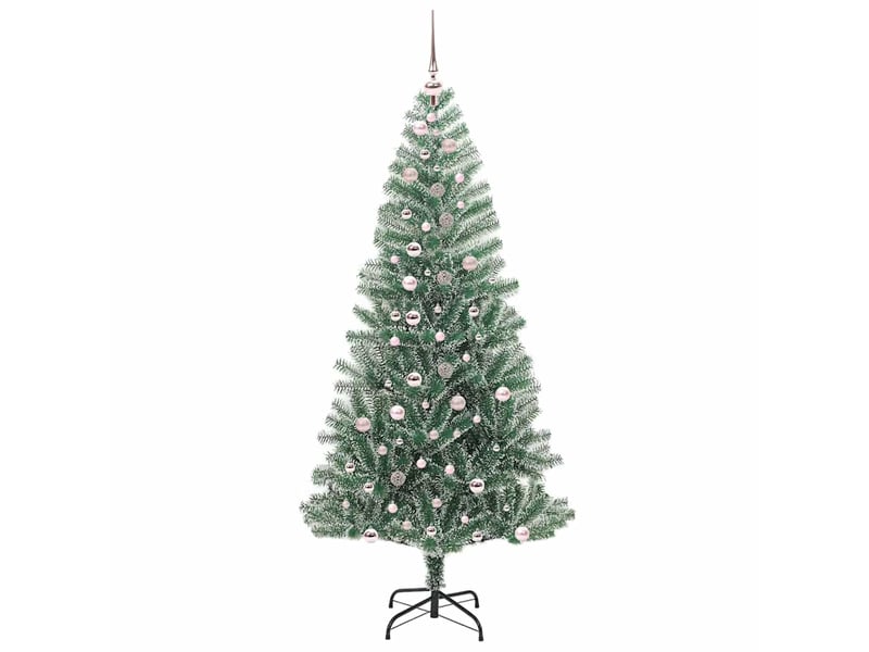  Sapin de noël, arbre de noël artificiel floconné de neige avec lumière led cf61624  - Conforama D